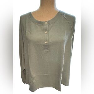 Victoria’s Secret - Glow Waffle - Henley Thermal Jogger Shirt & Long Pants PJ’s